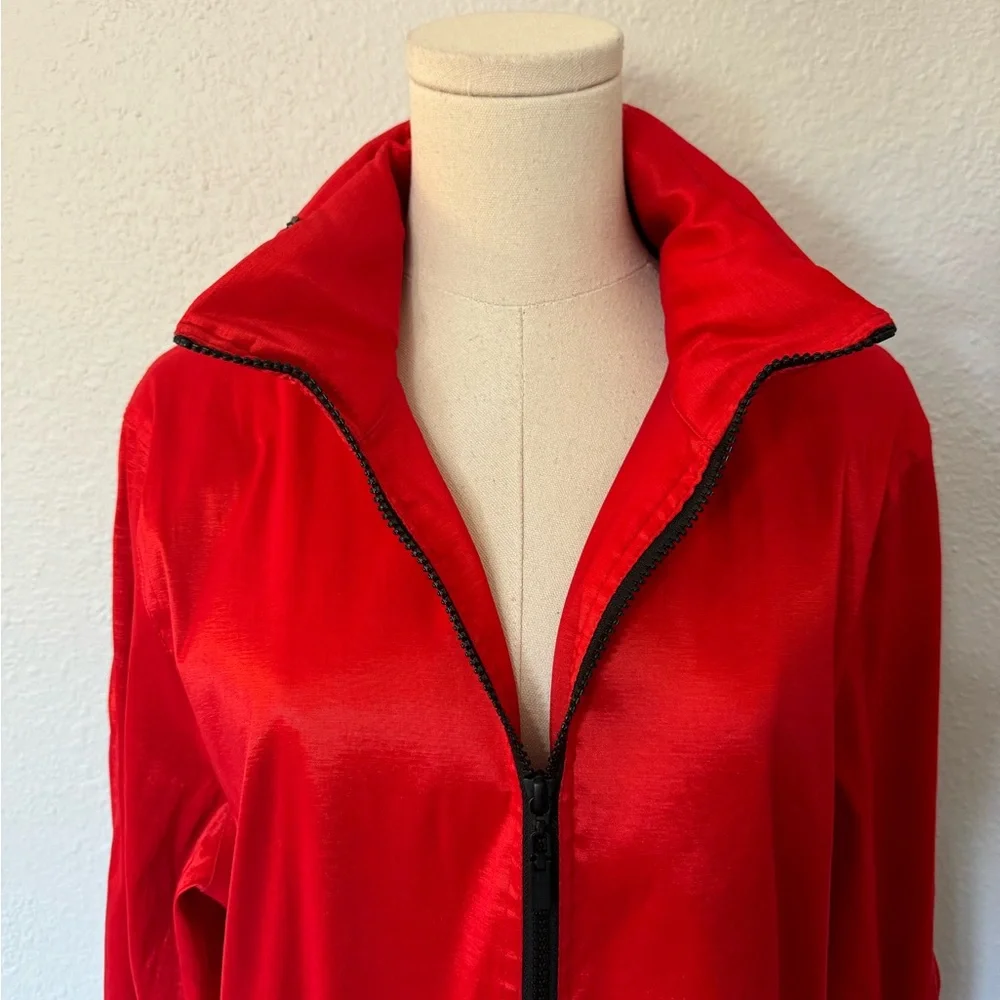 Mycra Pac Vibrant Red Raincoat with Hood size Large - Picture 4 of 15